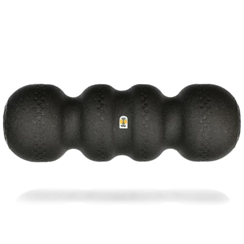 Rollga PRO High Density Ergonomic Foam Roller for Back Pain Relief - Black