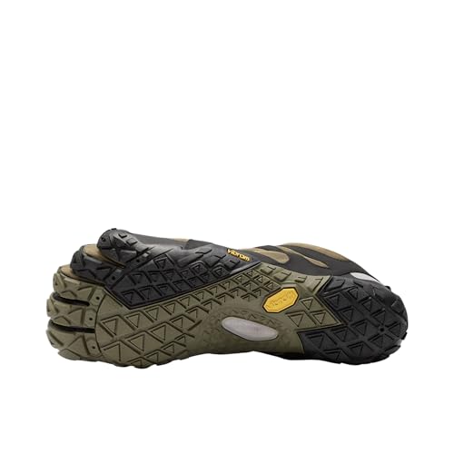 Vibram Men's FiveFingers V-Trail 2.0 Off-Road Trail Running Shoes - Ivy/Black 10.5-11