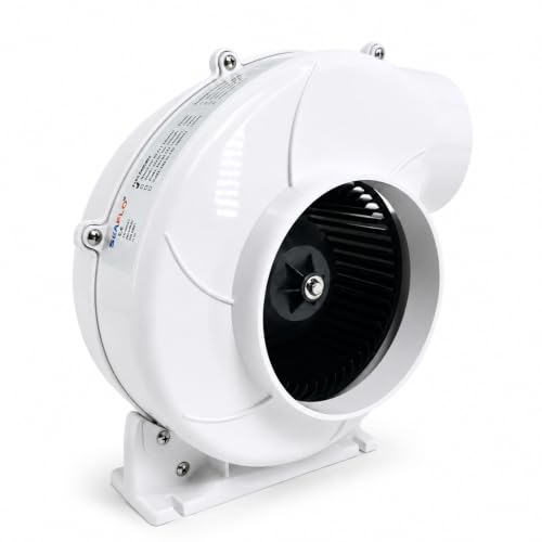 SEAFLO 12V Marine Ventilation Fan 320 CFM for Engine Compartments Bilges Galleys
