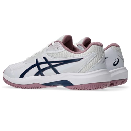 Kids Tennis Shoes - ASICS Gel-Game Grade School White Blue 4.5 Big Kid