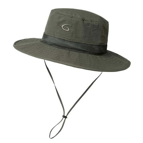 Oversized Waterproof Mesh Sun Hat with Wide Brim for Big Heads