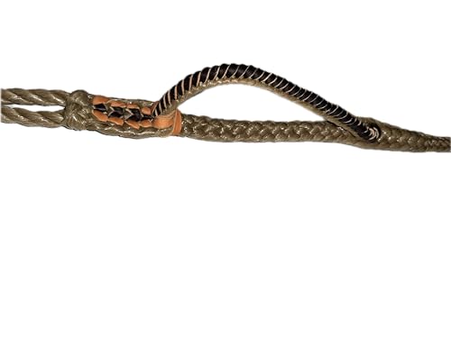 Full Leather Junior Bull Rope 10.6 ft for Calf and Small Steer Riding