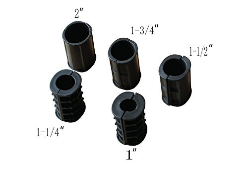 Vertical & Horizontal Adjustable Boat T-Top Rod Holder Clamp-On - Silver Aluminum, Degree Rotatable - Fits 1-2 Inch Pipes