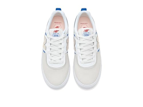 New Balance Unisex 306 Jamie Foy Skateboarding Shoes - White, 12 Women / 10.5 Men
