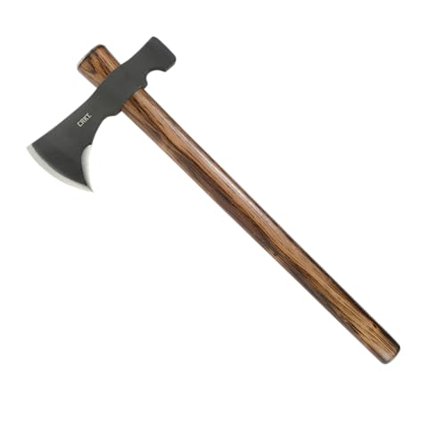 CRKT Woods Chogan T-Hawk Outdoor Survival Tomahawk Black Handle
