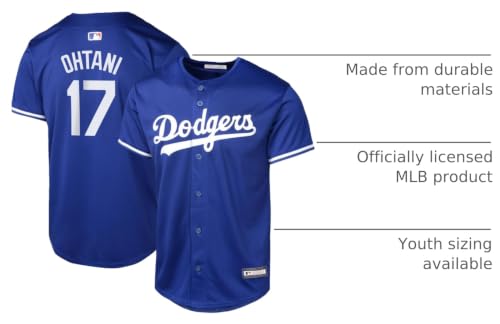 Kids Shohei Ohtani Los Angeles Dodgers Blue Alternate Player Jersey 8-20 - Outerstuff