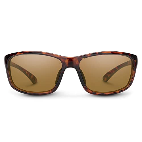 Suncloud Sentry Polarized Brown Sunglasses - UV Protection & Impact-Resistant