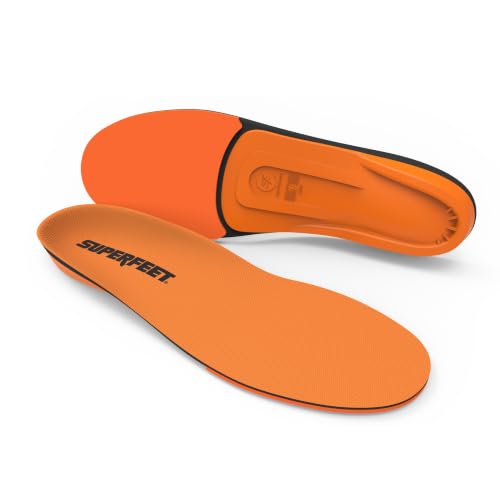 Superfeet Orange High-Impact Support Insoles Men 13.5-15 - All-Purpose Comfort