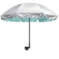 G4Free UPF 50+ Clamp-On Beach Chair Umbrella - Lake Blue