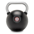 40 lb Red PU Coated Kettlebell with Steel Handle for Strength Training