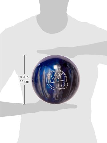 Columbia 300 White Dot Bowling Ball 14lbs - Blue Black Silver Variation