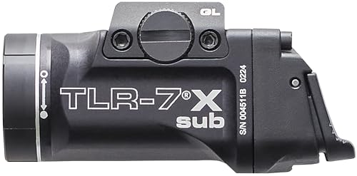 Streamlight TLR-7 X Sub Gun Light for Glock 43X/48 MOS & Rail – Black