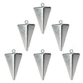 Fishing Sinkers Pyramid Assorted Weights 2oz 3oz 4oz - 6pcs 3oz Variation