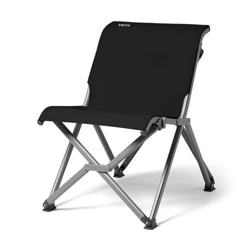 YETI Trailhead Field Chair - Black Lightweight Camping Chair with Carry Bag