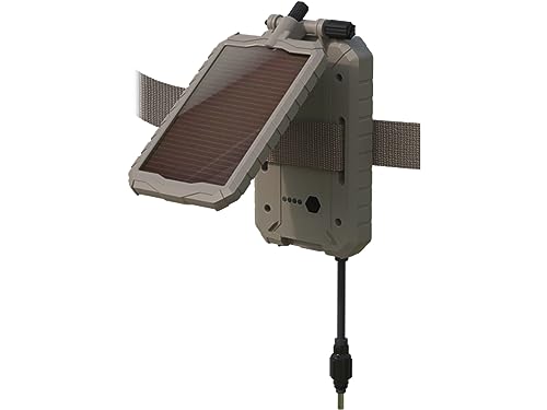 HME 5000mAh Solar Power Panel for Trail Cameras - Rechargeable Battery Pack