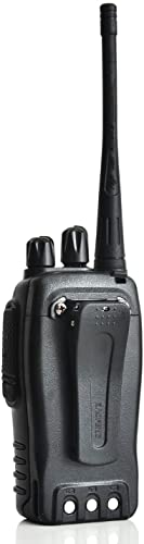 Black 8-Pack Walkie Talkies for Adults Long Range Two-Way Radios Rechargeable