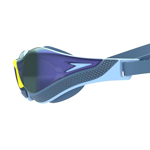 Speedo Unisex Mirrored Fastskin Pure Focus Swim Goggles - Adult Racing