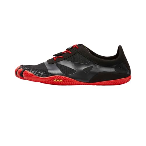 Vibram Men's FiveFingers KSO EVO Barefoot Cross-Training Shoe 7.5-8 US Black/Red