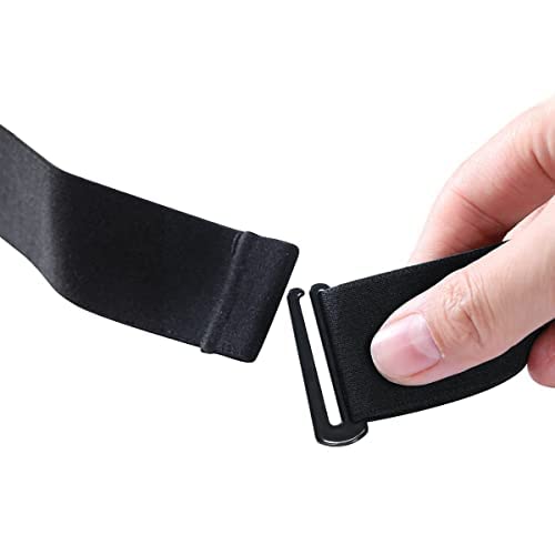 Rich Green Valley Compatible with SUUNTO Smart Heart Rate Belt Soft Adjustable Heart Rate Monitor Replacement Chest Strap Black