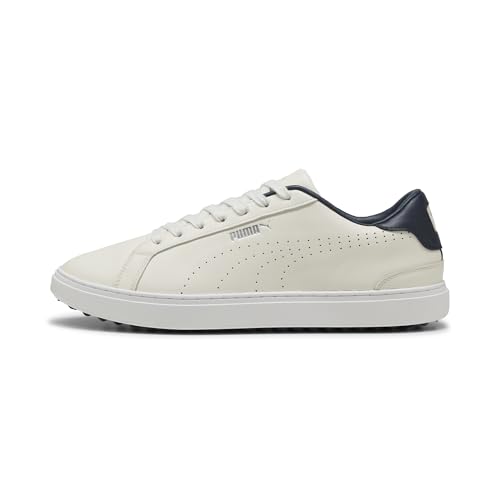 PUMA Classic G Men's Golf Shoes - Size 10.5, Warm White & Deep Navy
