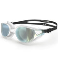 Swim Goggles for Adults with Anti-Fog & UV Protection - Pearl White