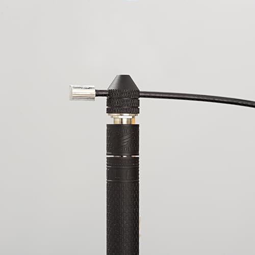 EliteSRS Bullet COMP Speed Jump Rope Black for Double Under & WOD Training