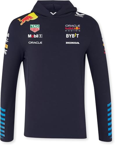 Castore Red Bull Racing F1 Men's 2024 Team Pullover Hoodie - Medium, Navy