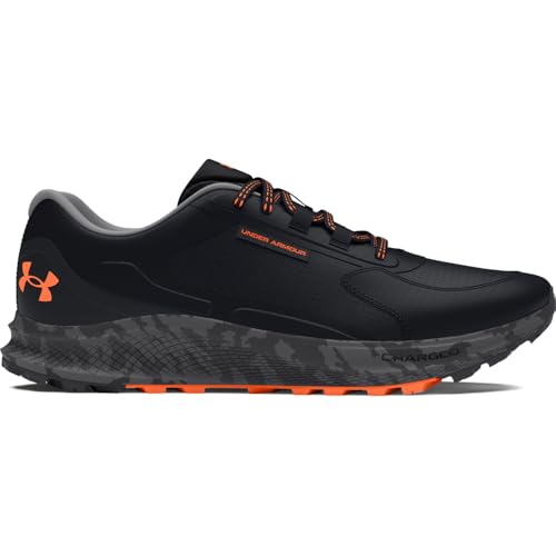 Under Armour Men's Charged Bandit Trail 3 Sneakers - Size 12, Black/Black/Orange Blast