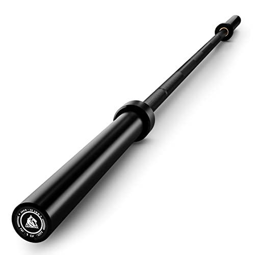 Olympic Barbell 7FT 2-inch Bar for Strength Training & Weightlifting - Black/700 LBS