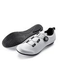 Narrow White 12 ROCKBROS Cycling Shoes Flat-Pedal Non-Lock Breathable Perforations