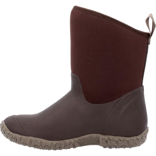 MUCK Women's Muckster II Mid Waterproof Rubber Work Boot - Brown, 9