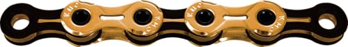 KMC X11SL Gold/Black 11-Speed Bicycle Chain - Compatible with Shimano, Campagnolo, SRAM