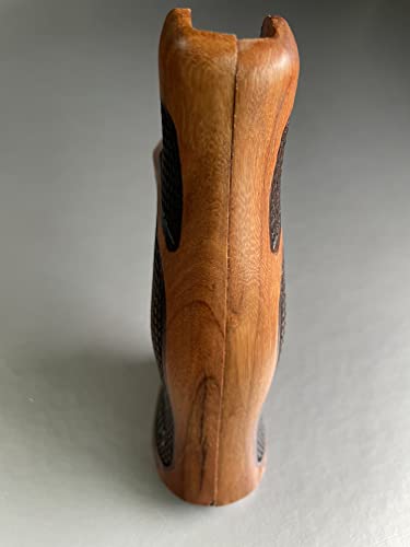2 Tone Wood Gun Grip Set for Taurus Tracker & Models 17, 627, 692 - Paduak & Afzelia