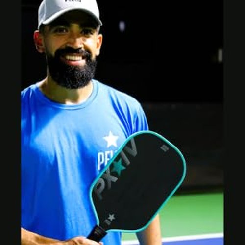 PELLO PXIV Carbon Fiber Pickleball Paddle | USAPA Approved | Toray 700 Carbon Fiber face | Polypropylene Honeycomb Core | Pickle Ball Racket for Power, Spin and Control