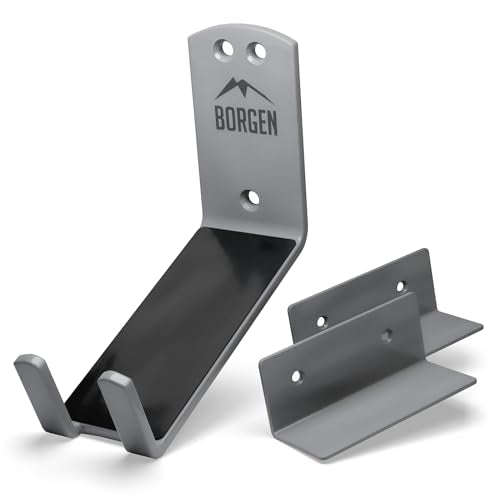 Wall Mount Pedal Hook for E-Bike & MTB - Grey, Set of 1