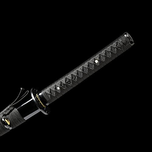 JIHPEN Sword Katana with Scabbard - Legends of the Night Black Custom