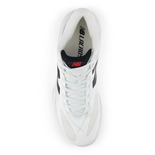 New Balance Men's Freezelx V5 Turf Shoes - White Black Silver Metallic 9