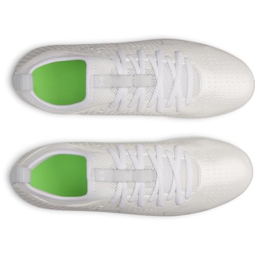 Under Armour Kids Blur Select Jr Football Cleats - 6 Big Kid White/Gray