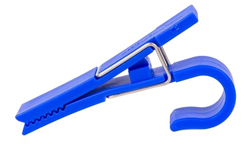 2-Pack Marine Utility Clips Blue - Secure Boat Gear & Accessories