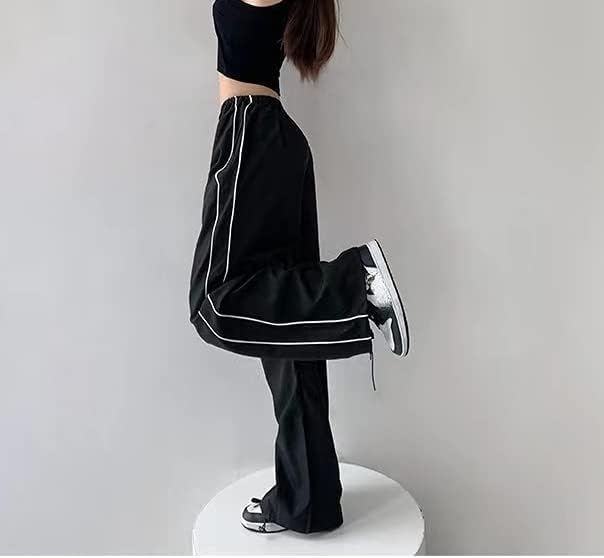 XPONNI Women's Y2K Baggy Parachute Pants - Trendy Streetwear Style | Comfortable Fit