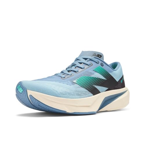 New Balance FuelCell Rebel V4 Running Shoes Men Heron Blue Chrome Blue 14