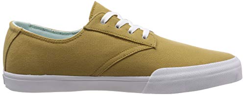 Etnies Men's Jameson Vulc LS Skate Shoe, TAN/White, 7 Medium US