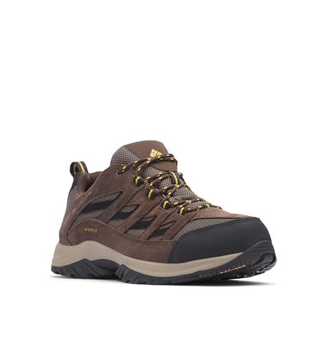 Columbia Men's Crestwood Waterproof Hiking Shoes - Mud/Squash Size 11