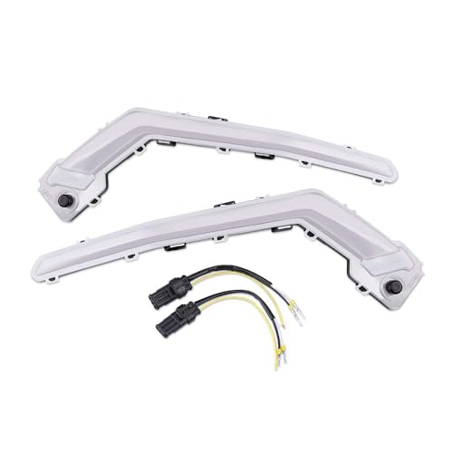 KEMIMOTO X3 Fang LED Lights - Yellow Compatible with Can-Am Maverick X3 2017-2026