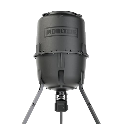 Moultrie Pro Hunter III Tripod Feeder - Bluetooth App Control, 250 Lb Capacity, Remote Setup