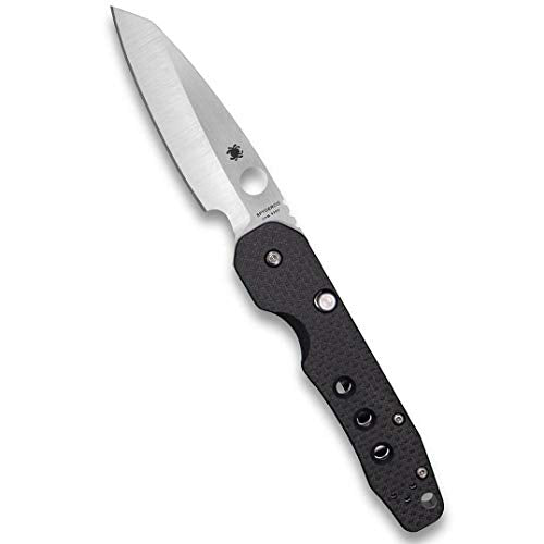 Spyderco Smock Folding Pocket Knife with 3" CPM S30V Steel Blade & Carbon Fiber Handle