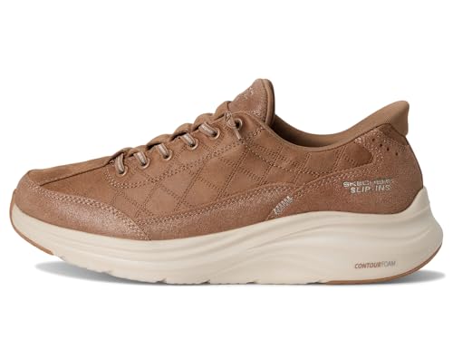 Skechers Women's Cozy Fit Slip-On Shoes - Chestnut 8.5