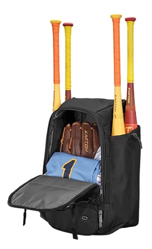 Easton Walk-Off Ethos Baseball Softball Equipment Backpack Black