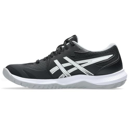 ASICS Women's Gel-Tactic 13 Volleyball Shoes - Black & White, Size 7.5