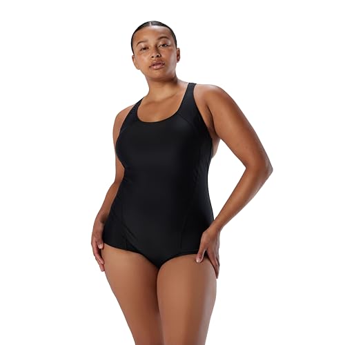Speedo Women's One Piece Swimsuit UltraBack PowerFlex Black 20